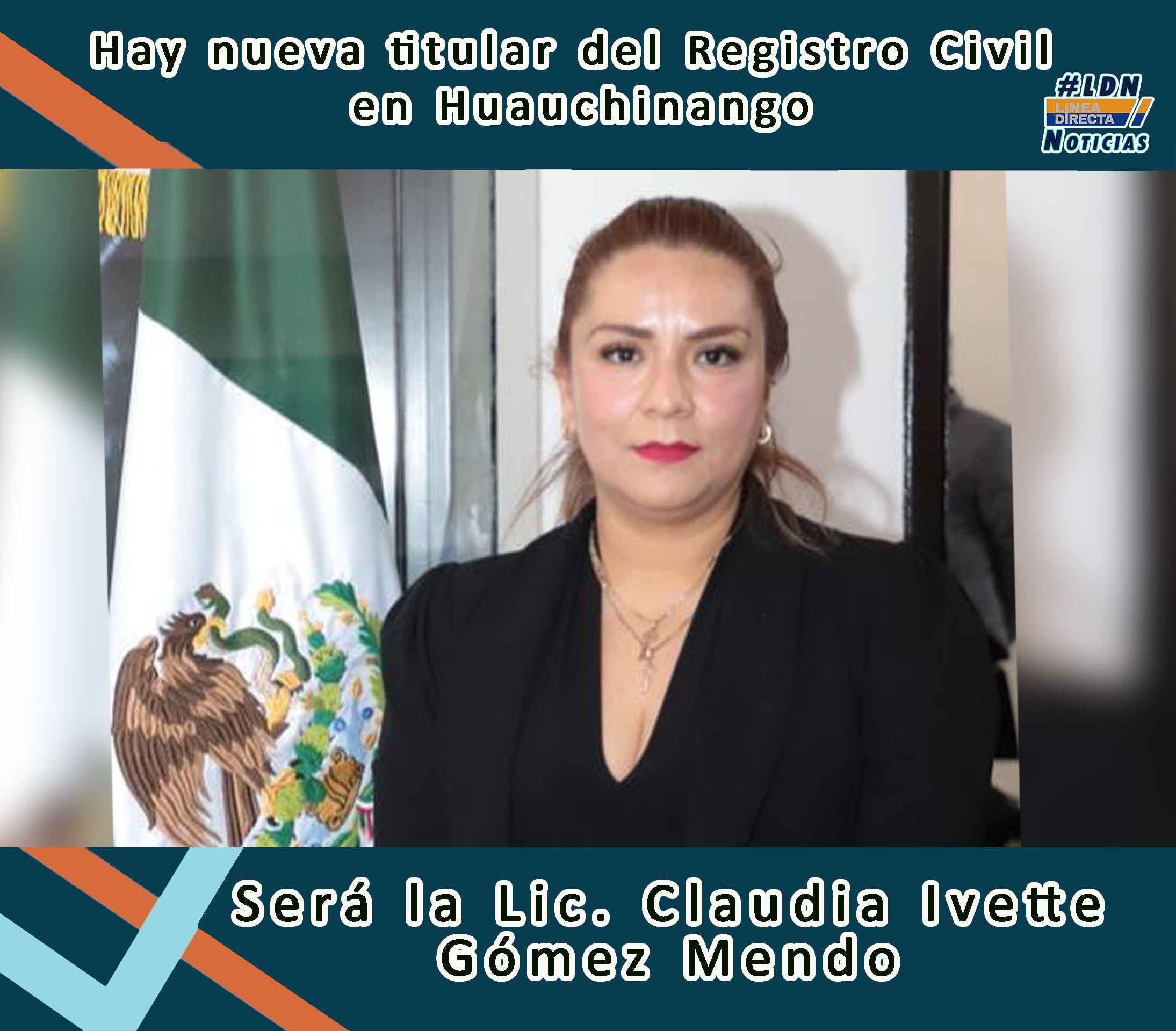 Nombran a la Lic. Ivette Gómez Mendo titular del Registro Civil en #Huauchinango